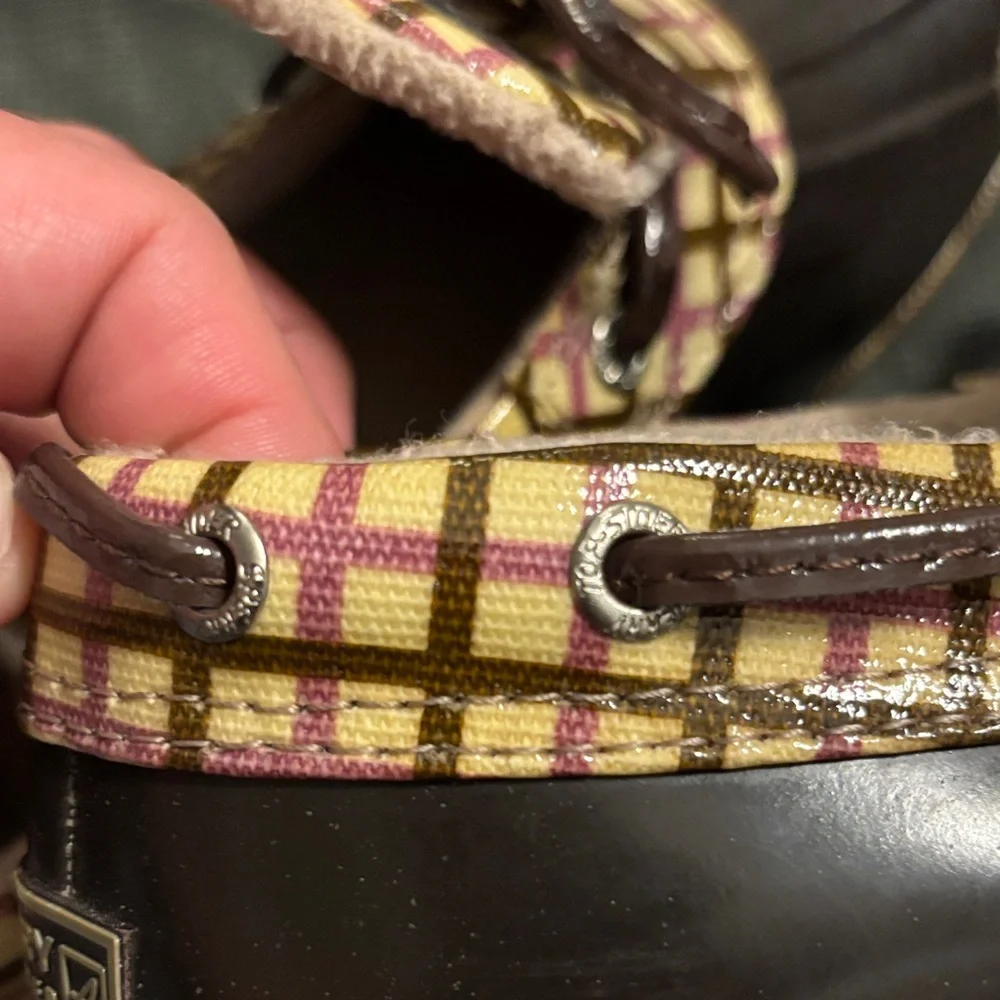 Sperry Plaid Duck Waterproof Rubber Boots - Picture 4 of 6